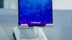 Het nieuwe Visionox-scherm. (Bron: Digital Chat Station via Weibo)