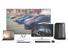 Artistieke weergave van Xbox-spellen die op verschillende platforms draaien. (Afbeeldingsbron: Microsoft, bewerkt)