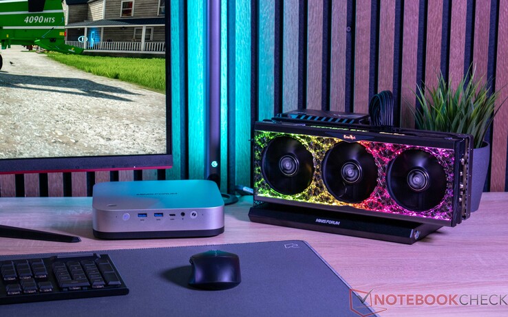 Minisforum AI X1 Pro en Nvidia GeForce RTX 4090 met de Minisforum DEG1