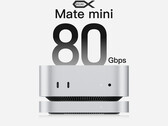 Beelink Mate mini wordt aangesloten op de Mac mini via een Thunderbolt 5 poort. Afgebeeld: het dock. (Afbeelding bron: Beelink - bewerkt)