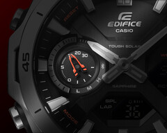 De nieuwe Casio Edifice ECB-2300D-1A (afbeelding) heeft een rode aftelindicator. (Afbeeldingsbron: Casio)