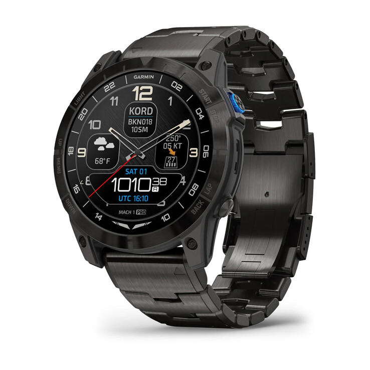 De Garmin D2 Mach 1 Pro smartwatch. (Afbeelding bron: Garmin)