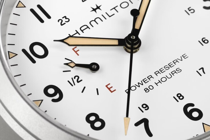 De Hamilton Khaki Field Mechanical heeft een gangreservemeter (Afbeelding bron: Hamilton)