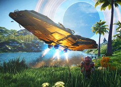 Ruimteschepen in No Man&#039;s Sky kunnen nu vrijer dan ooit worden aangepast. (Afbeeldingsbron: Hello Games)