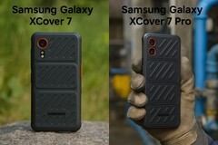We vergelijken de goedkopere Samsung Galaxy XCover 7 met de XCover 7 Pro. (Afbeelding bron: Florian Schmitt/Notebookcheck)