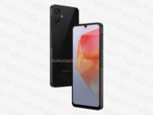 De renders tonen de Samsung Galaxy A06 met een gladde, glanzende achterkant. (Bron: @OnLeaks x GizNext)