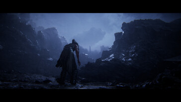 Een afbeelding van een omgeving in Senua's Saga: Hellblade II.