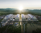 Afbeelding: een weergave van het Yongin Semiconductor Cluster door SK hynix.