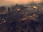Een afbeelding van een belegering in Total War: Attila, nu met 55% korting op Steam.