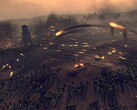 Een afbeelding van een belegering in Total War: Attila, nu met 55% korting op Steam.