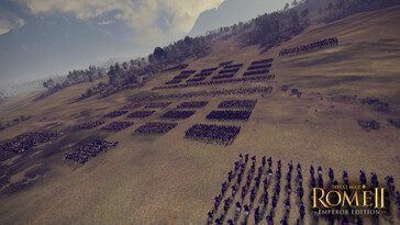 Een afbeelding waarop legers te zien zijn in Total War: Rome II – Emperor Edition.