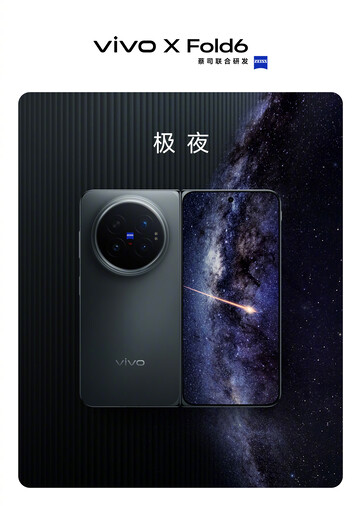 De Vivo X Fold6 in de kleur zwart