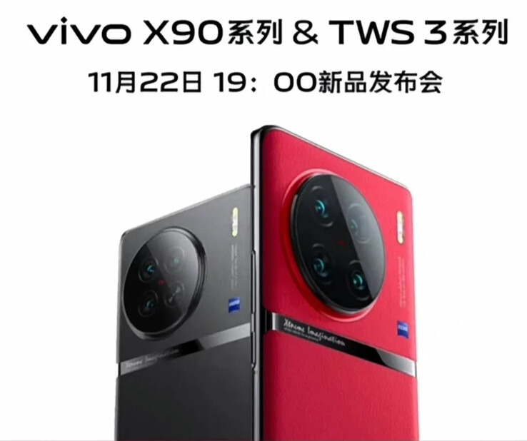 De X90-serie lanceert mogelijk samen met enkele nieuwe oordopjes. (Bron: Phone Jianghu via Weibo)
