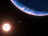 Kleine planeet en kleine ster: op 600 biljoen kilometer afstand is er water. (Bron: NASA, ESA, Leah Hustak en Ralf Crawford (STScI))