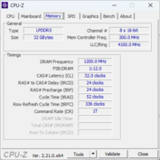 CPU-Z Geheugen