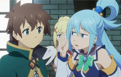 Een screenshot -『この素晴らしい世界に祝福を！３ーBONUS STAGEー』本予告 (bron: KadokawaAnime op YouTube)