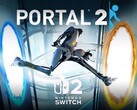 Het artwork van Portal 2 met het Switch 2-logo wordt getoond (Afbeelding bron: Nintendo of America met bewerkingen)