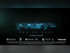 Promotiemateriaal met het logo voor het geannuleerde Prey 2-spel (bron: NeoGamer YouTube)