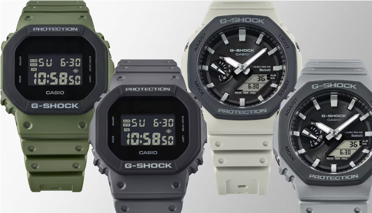 De complete Casio G-Shock Urban Utility serie. (Afbeeldingsbron: Casio)