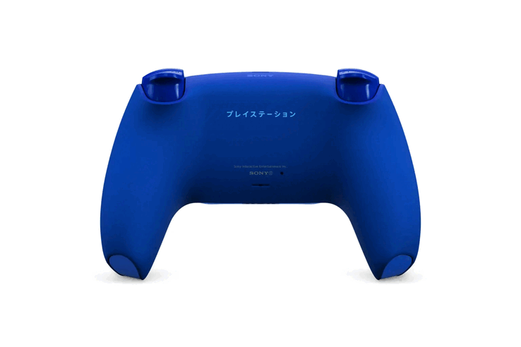 Op de achterkant van de nieuwe controller ziet u Katakana-tekens die 