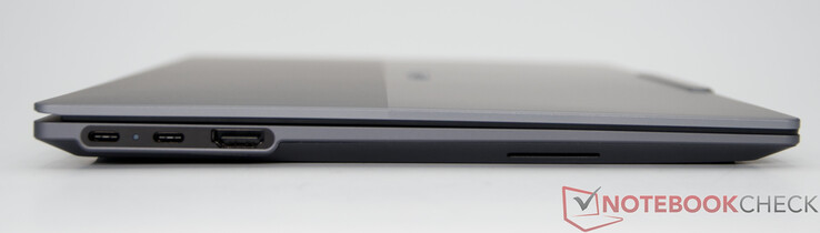 Aansluitingen: 2x USB-C (USB 10 Gbps), met USB PD 45–65 W en DisplayPort 1.4; 1x HDMI® 2.1, tot 4K/60 Hz