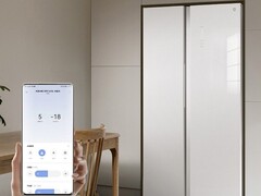 De Xiaomi Mijia Koelkast Side by Side 610L Ice Crystal White heeft een slimme temperatuurregeling. (Beeldbron: Xiaomi)