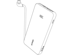 De geruchtmakende Anker Zolo 22.5W Power Bank 10K (afbeelding) lijkt een geïntegreerde kabel te hebben. (Afbeeldingsbron: AnkerInsider)