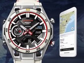Het ECB-2300HR-1A horloge van Casio (op de foto) is een speciaal model dat samen met Honda is ontworpen. (Afbeeldingsbron: Casio)