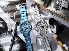 De op origami geïnspireerde Casio G-Shock horloges zouden een soortgelijk ontwerp kunnen hebben als de oudere Manga horloges (afbeelding). (Afbeeldingsbron: Casio)