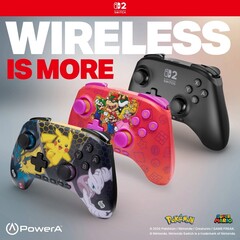 De draadloze PowerA Advantage-controller is verkrijgbaar in de designs Black, Mario and Friends en Pokemon Mega Evolutions (Afbeelding bron: PowerA)