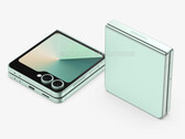 Het gerucht gaat dat Samsung oudere vlaggenschiponderdelen gaat gebruiken in de Galaxy Z Flip 'Fan Edition'. (Afbeeldingsbron: OnLeaks &amp; Sammy Guru)