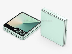 Het gerucht gaat dat Samsung oudere vlaggenschiponderdelen gaat gebruiken in de Galaxy Z Flip &#039;Fan Edition&#039;. (Afbeeldingsbron: OnLeaks &amp;amp; Sammy Guru)