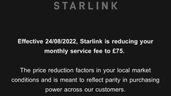De prijsverlagingsberichten (afbeelding: Starlink)