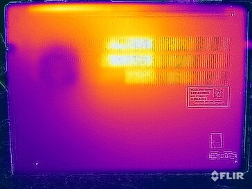 Stresstest oppervlaktetemperaturen (onder)