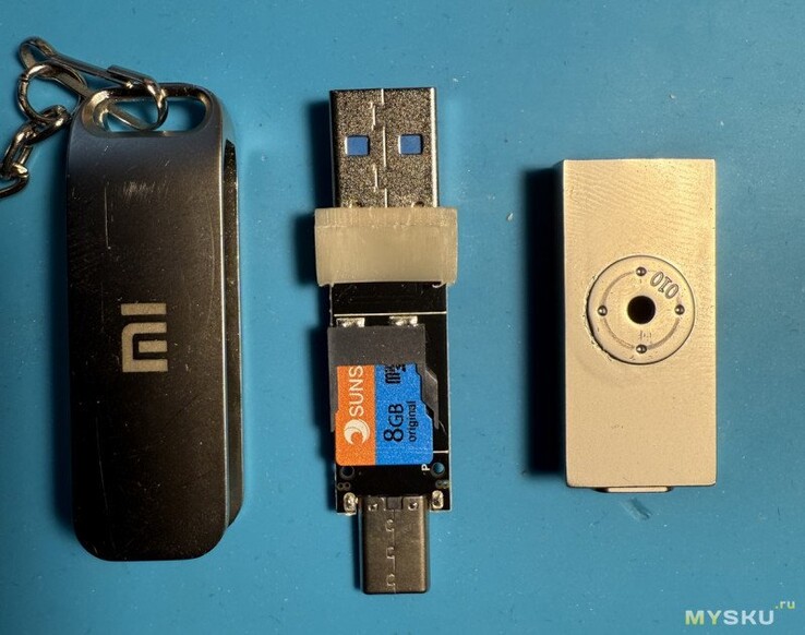 De interne onderdelen van de pen drive (Afbeelding bron: Murometz - MySKU)