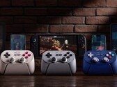 De 8BitDo Pro 3 Bluetooth GamePad is verkrijgbaar in G Classic, Grijs en Paars. (Afbeelding bron: 8BitDo)