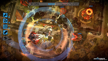 Afgebeeld: Een gameplay screenshot van Anomaly: Warzone Earth.