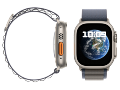 De Apple Watch Ultra 2 (hierboven) heeft een OLED-scherm van 1,93 inch. (Afbeeldingsbron: Apple)