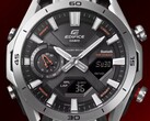Casio's Edifice ECB-2300D horloges (ECB-2300D-1A afgebeeld) worden uitgebracht in Europa. (Afbeeldingsbron: Casio)