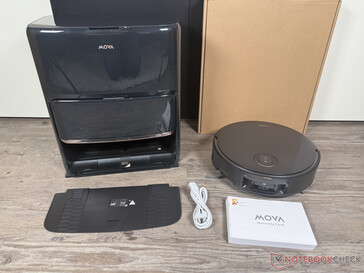 Leveringsomvang van de Mova Z60 Ultra Roller Compleet