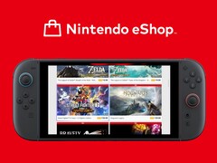 Wijzigingen Nintendo eShop getoond op Switch 2 console (Afbeelding bron: Nintendo of America met bewerkingen)