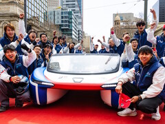 VTC Sophie 8X EV op zonne-energie wint de 2025 Bridgestone World Solar-race door Australië in de Cruiser-klasse. (Afbeeldingsbron: Bridgestone)