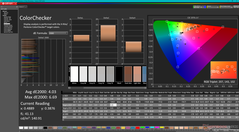 ColorChecker vóór kalibratie