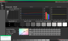 Grijswaarden vóór kalibratie (P3)