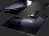 Een "Galaxy Z Fold6" render. (Bron: OnLeaks x SmartPrix)