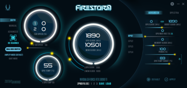 Zotac FireStorm - GPU functies
