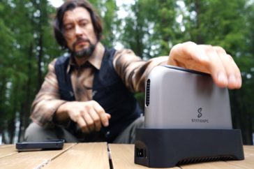 De PocketCloud en zijn modulaire Dock. (Bron: StationPC)