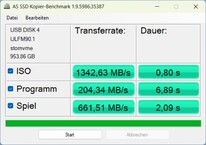 PicoDrive Thunderbolt 5: AS SSD kopiëren