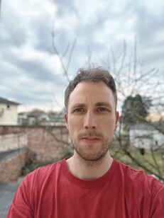 Een selfie met de binnencamera 
