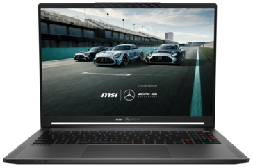 MSI Stealth 16 Mercedes-AMG Motorsport scherm (afbeelding via MSI)